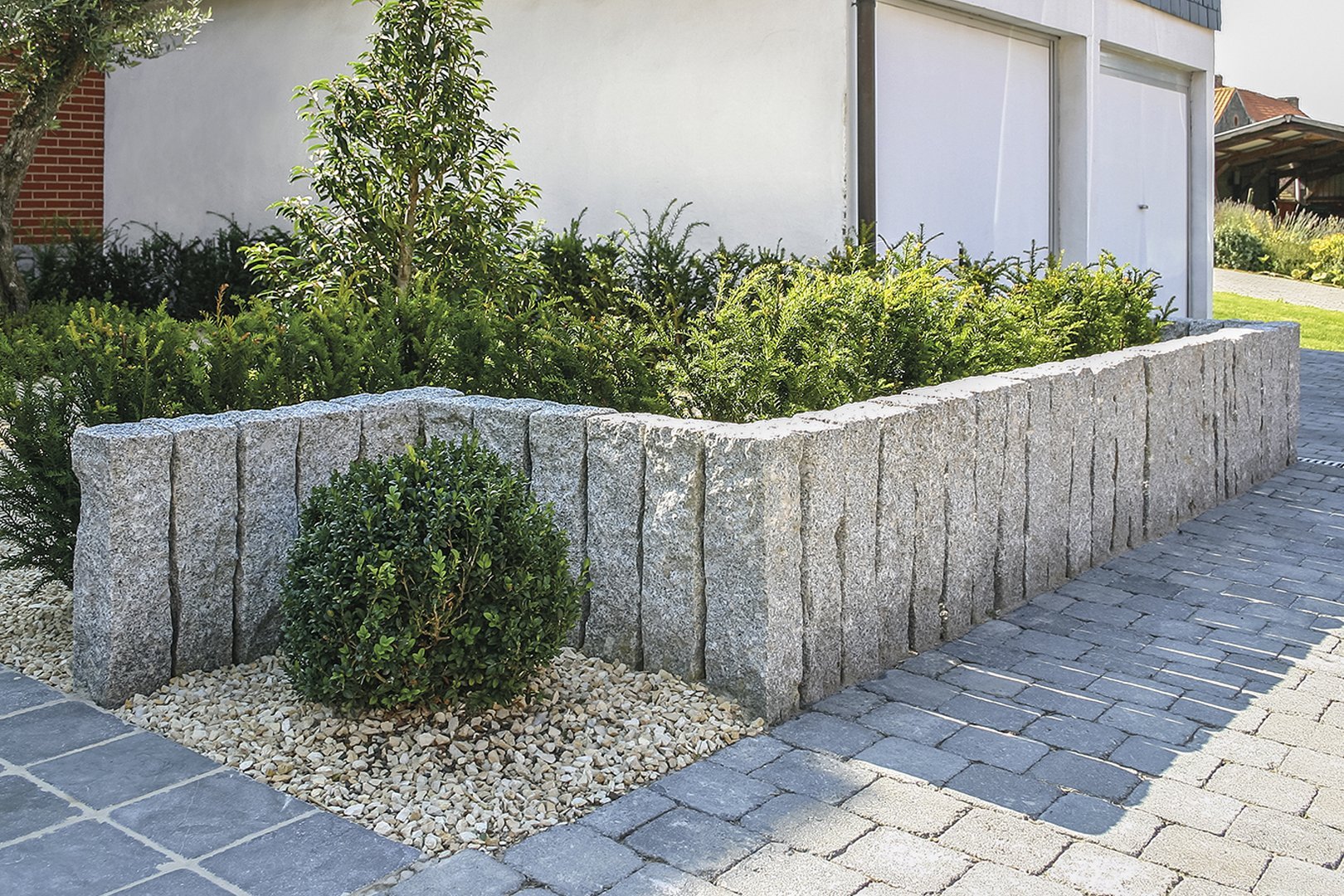 Granit palisaden anwendung