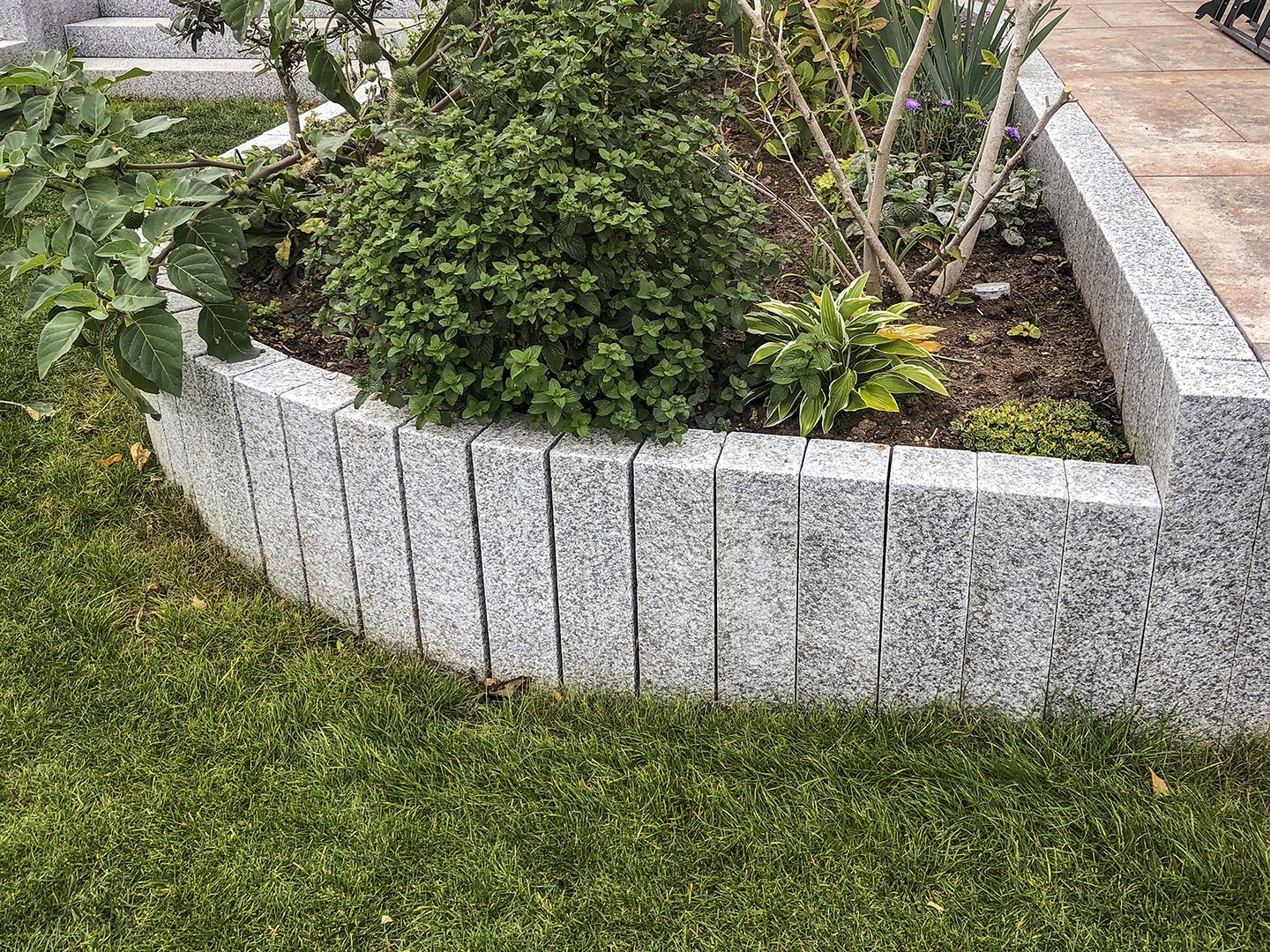 Palisaden Granit Piazzo Anwendung 1